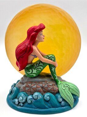 Jim Shore Disney Traditions “Mermaid By Moonlight” Ariel The Little Mermaid Read